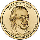 1 доллар, 11 президент, Джеймс Полк (УК)