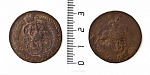 Монета  Екатерины II 2 копейки, 1788 г. мм (39)