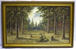 Картина "Просека" 66х59см