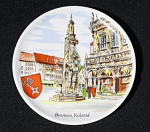 Тарелка декоративная Bremen Roland, Европа. диаметр 9,7 см (27/2)