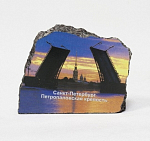 Сувенир Санкт-Петербург, размер 6,5х8,5х2 см