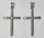 Крест нательный, серебро 925 пр, 0,8 гр, размер 3,2 см  (15)