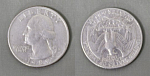 Монета 25 центов 1989 г США (13)