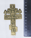 Крест, медное литье, XIX век, размер 10,5х6 см (4)
