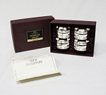 Кольца для салфеток 4 шт., Marks&Spenser, серебрение, размер 4,6х4,2х2,7 см