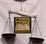 Весы для пороха, разновесы, Физприбор, Киров, 1962 г
