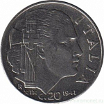 Монета  20 чентезимо 1941г,  Италия