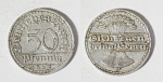 Монета 50 пфенниг 1921 года A Германия (57/3)