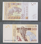 Бона 500 франков 2012 год  Сенегал Зап.Африка 24008931469  (АВ 6)