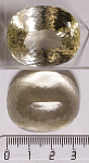 Сподумен трифан (желтоватый). Размер 32,6х27,2х20,0мм. 140ct .  Чистота VS1. Огранка овал. № 10.20
