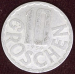 Монета 10 грошенов 1959 г Австрия (5)