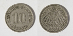 Монета 10 пфеннигов 1915 года Германия (18/1)