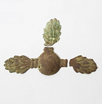 Знак Гренадера, бронза, середина 19 века, сломан (24)