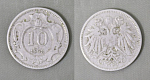 Монета 10 геллеров 1893 года Австрия (185)
