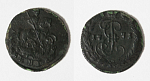 Монета  Екатерины II  Деньга 1771 г ЕМ  (3)