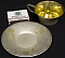 Чашка с блюдцем. Серебро, 875 проба, вес 132,2 гр, золочение, штихельный рисунок