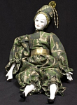 Кукла большая, ткань, фарфор, 47 см
