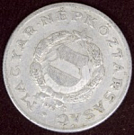 Монета 1 форинт 1975 г.Венгрия (3)