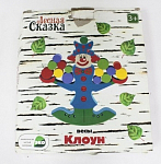 Игрушка весы Клоун, дерево, размер 22х20 см