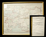 Схема железных дорог СССР и справочник 1951 г (вещи нач. управ. перевозки войск по уфимс. железн.д.)