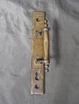 Ручка дверная, Гудков, латунь, до 1917 года, длина 21,5 см  (21)