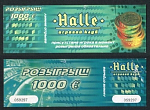 Лотерейный билет клуб Halle № 059297 (22.1)