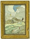 Н.Х. "Скоро гроза". Акварель. (12 х 8,5)