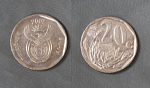 Монета 20 центов 2007 года, ЮАР (А 32)
