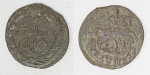Монета  Екатерины II  Полушка 1766 г ЕМ (16)