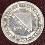 Монета "5 фенинг" 2005 г. Босния и Герцоговина