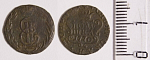 Монета Екатерины II Полушка 1770 г КМ