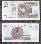 Бона 10 злотых Польши 2025 г. 245960