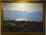 НХ. Берег моря. Картон, масло, 1960- е года,  68смх88см