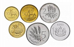 Набор 6 монет Лесото 2010-2023 гг.
