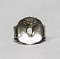 Серьги гвоздики  Сердечки, серебро 925 пр, 0,5 гр  (20)