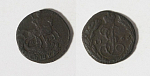Монета Екатерины II Полушка 1766 г ЕМ  (98)