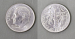 Монета 10 центов 1 дайм 2002 г США Рузвельт (25)