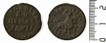 Монета  Петра I 1 копейка 1715 г НД   (Н)