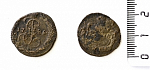 Монета  Екатерины II копейка, 1786 г. е м 