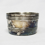 Икорница, мельхиор, Кольчугино,  размер 5,5х9 см (2)