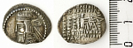 Монета драхма Парфия, Артабан IV (80-90гг от РХ) № 27