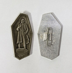 Значок Красноярск. Памятник Ленину  8/20
