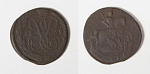 Монета  Екатерины II  Деньга 1759 г (19)