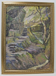 Картина  "Источник-горячий ключ", 1957 г, н/х, холст, масло, 580х785 мм