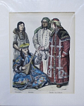 Гравюра 1880 г Чукча и бурят