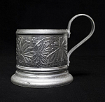 Подстаканник Листья, алюминий,  размер 9х6,7 см (1)