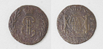 Монета  Екатерины II  Деньга Сибирская монета 1773 г   (46)