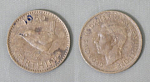 Монета 1 фартинг 1950 года Великобритания (126)