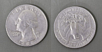 Монета 25 центов 1984 г США (9)