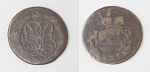 Монета Елизаветы  Деньга 1758 год  (51)